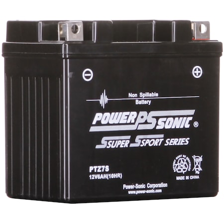 Power Sonic PTZ7S Factory Activated AGM PowerSport Battery PTZ7S